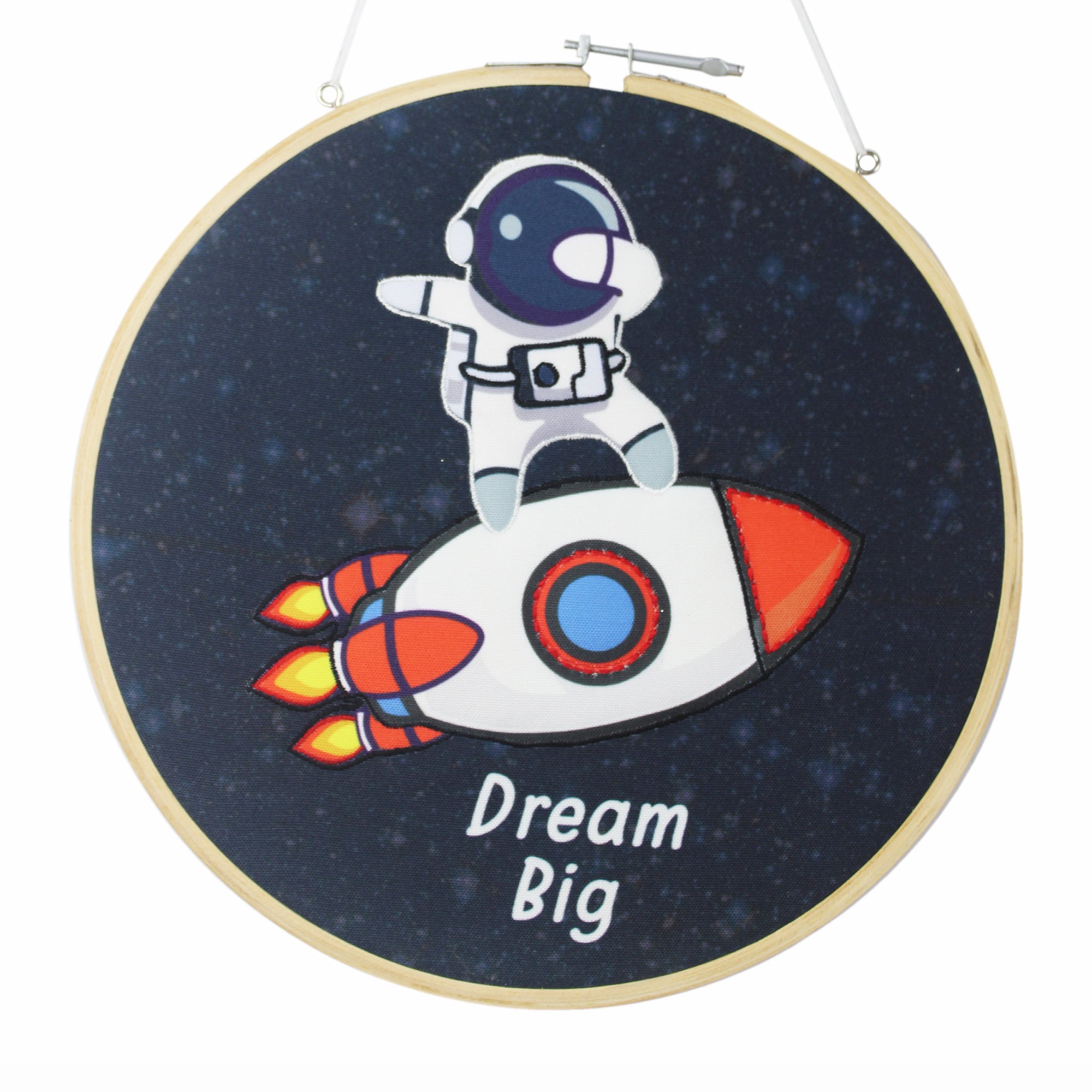 Astronaut Design Wall Hoop for Kids